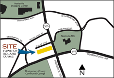 Towns of Bolard Farms Area Map