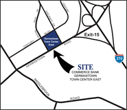 Commerce Bank, Town Center East Map