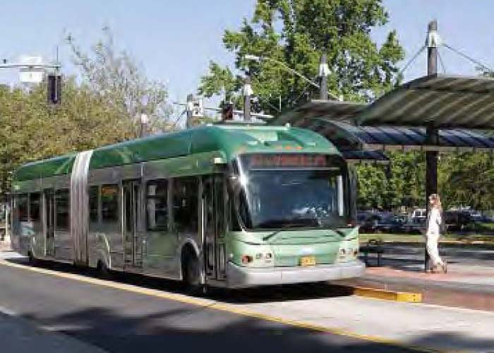 Transportation planners are considering bus rapid transit lines on Georgia Avenue and Randolph Road, both of which would bisect Glenmont. 