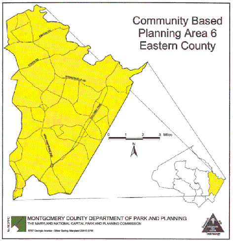 Map of the Eastern Planning Area