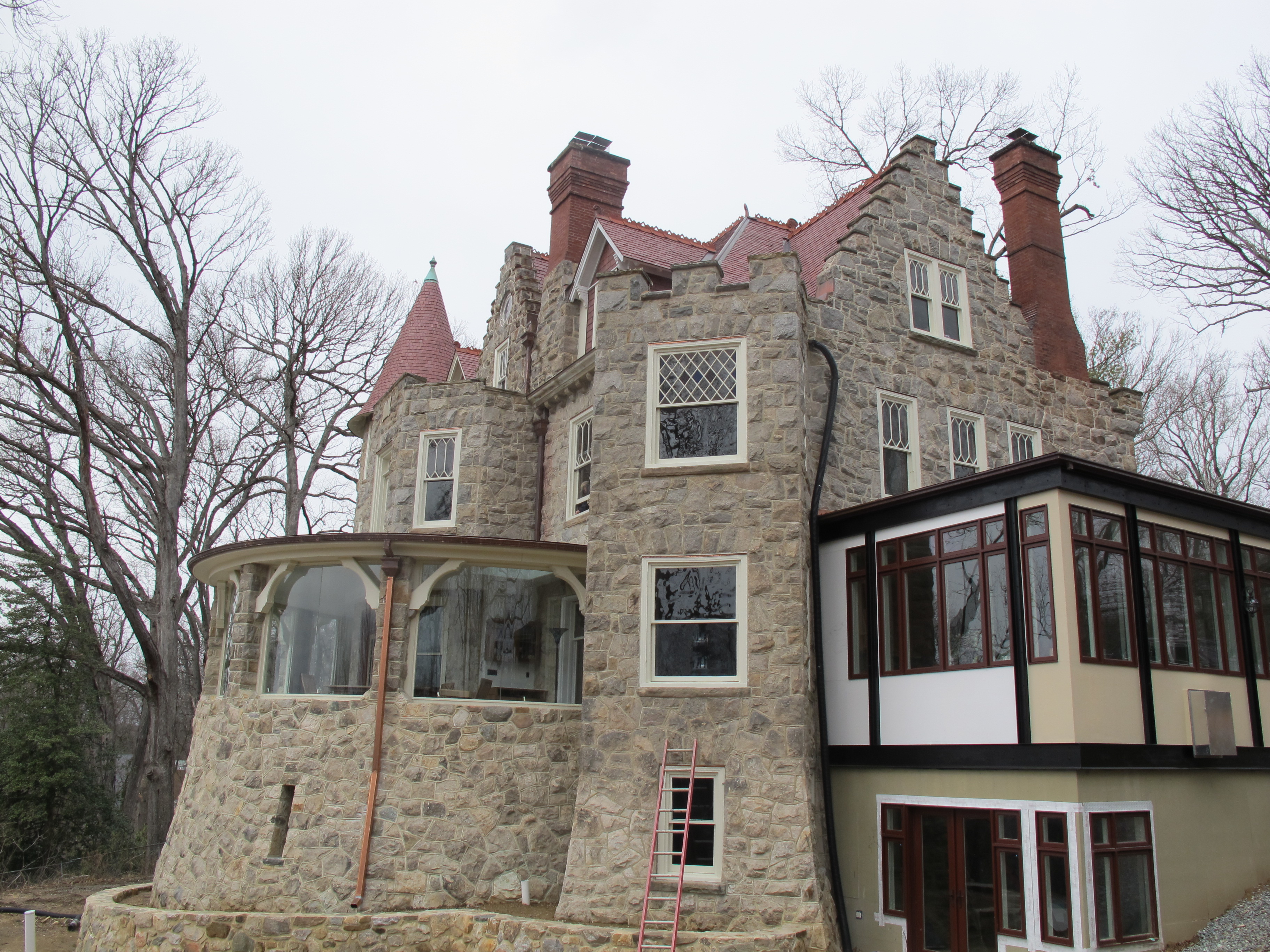 Long deteriorated, Baltzley Castle, a Montgomery County historic site, has been rehabbed.