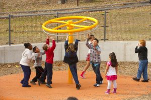Public open spaces, such as Wheaton Regional Park, provide opportunities for kids to play