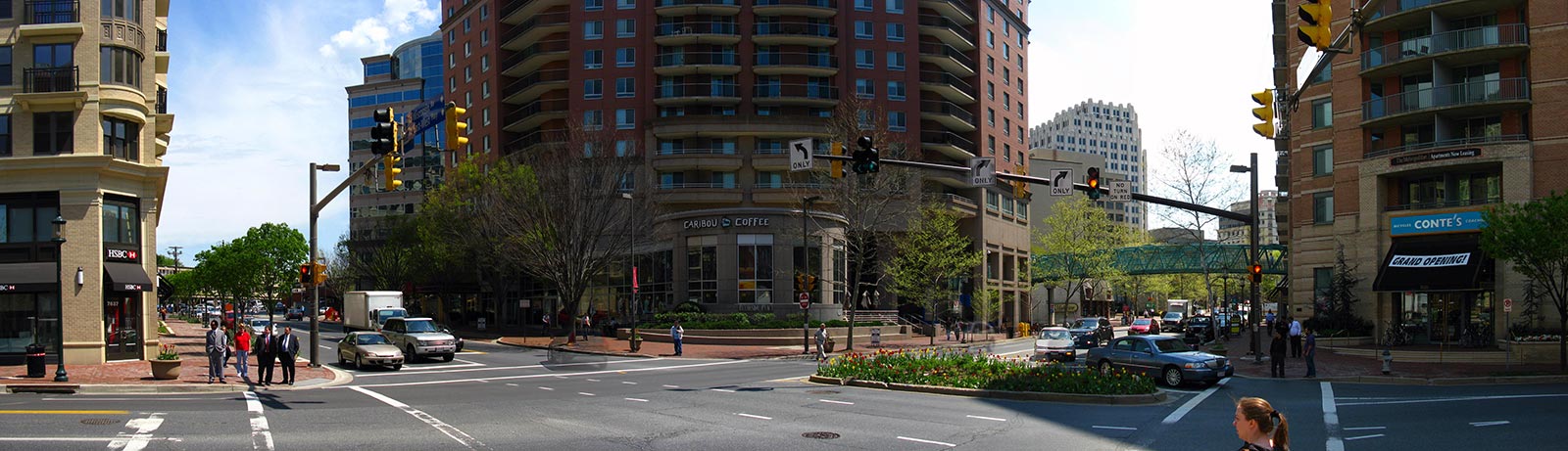 Urban communities like Downtown Bethesda are complex built environments (Copyright: thisisbossi@flickr)