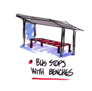 Bus shelters