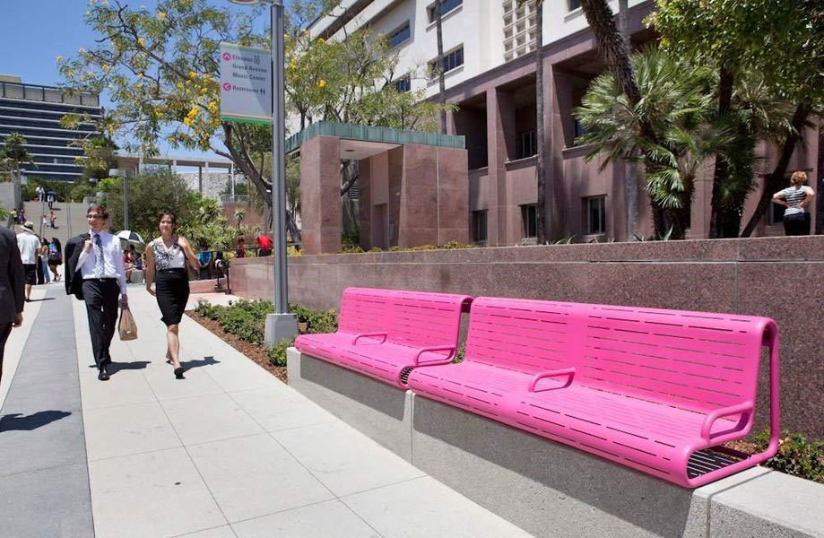 pink-benches