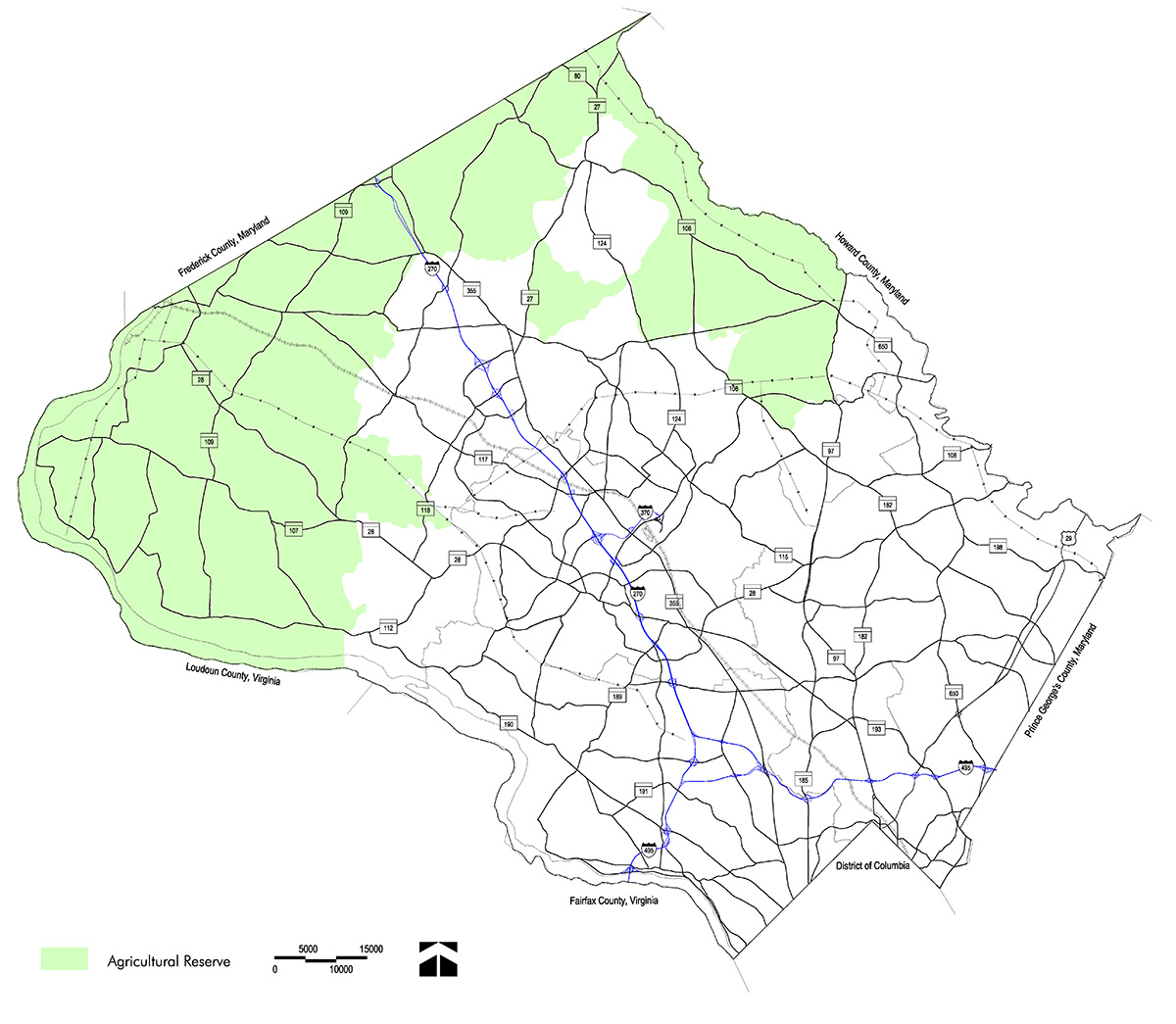 Agricultural Reserve Map