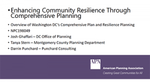Enhancing Community Resilience Through Comprehensive Planning