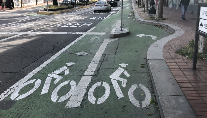 Bike lanes in San Francisco