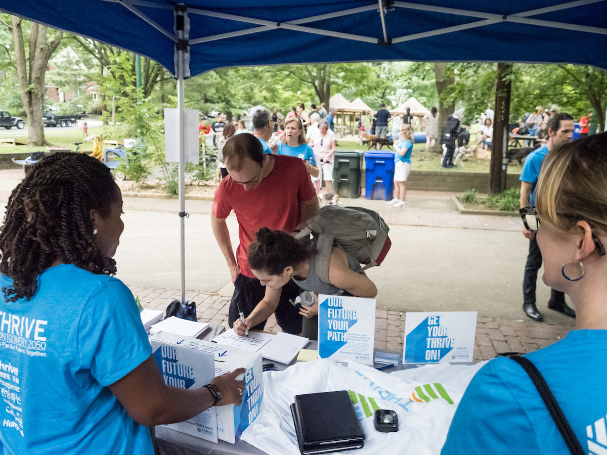 Thrive Montgomery Day 2 at the Yappy Hour Pop-Up Dog Park 