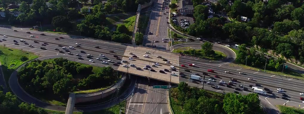 Aerial view of I495