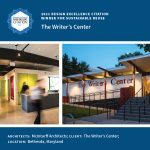 images of the writer's center which won a design excellence award citation