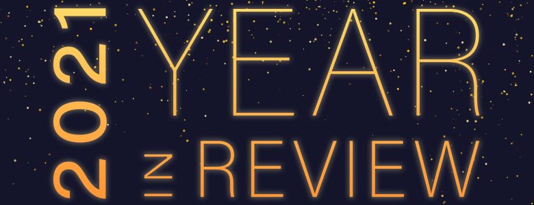 graphic showing the words 2021 year in review
