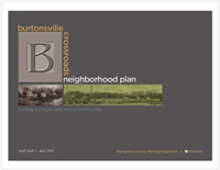 Burtonsville Crossroads Neighborhood Plan staff draft cover image