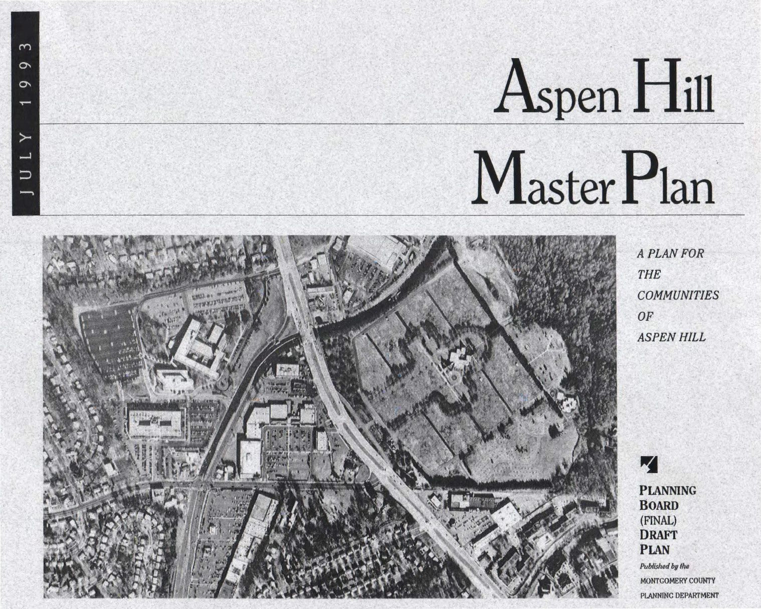 Aspen Hill Montgomery Planning   AspenHillMasterPlancover 