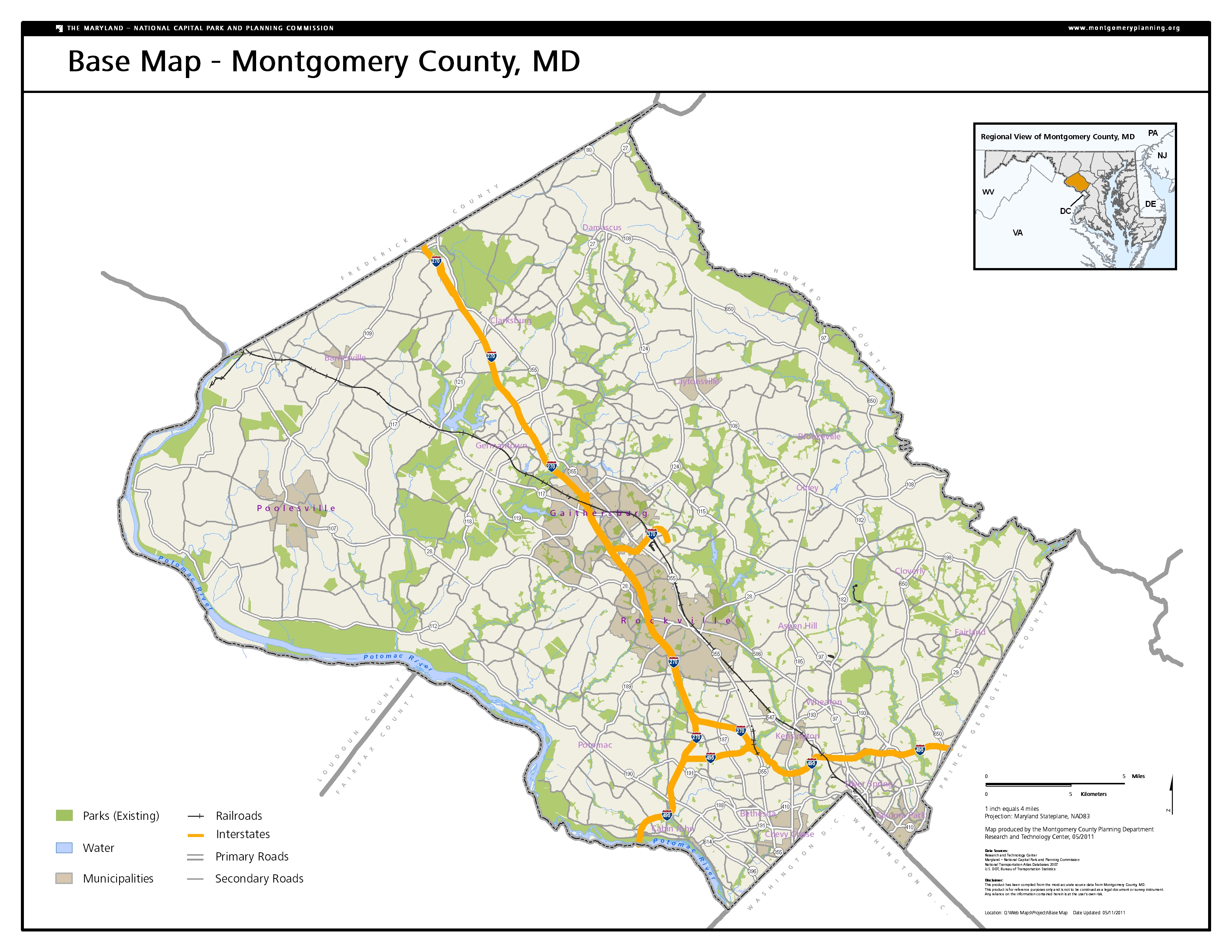 Map Library Montgomery Planning