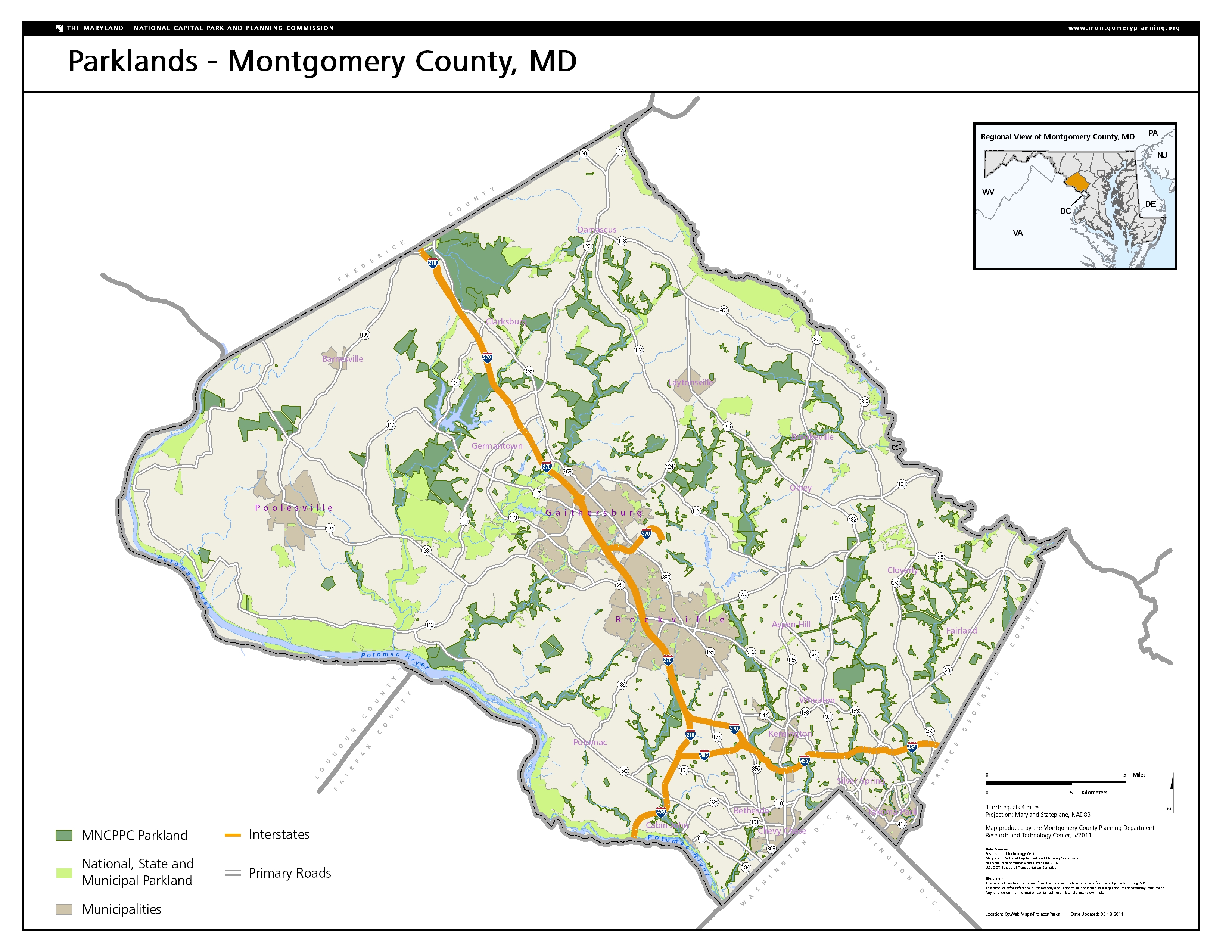 Map Library Montgomery Planning