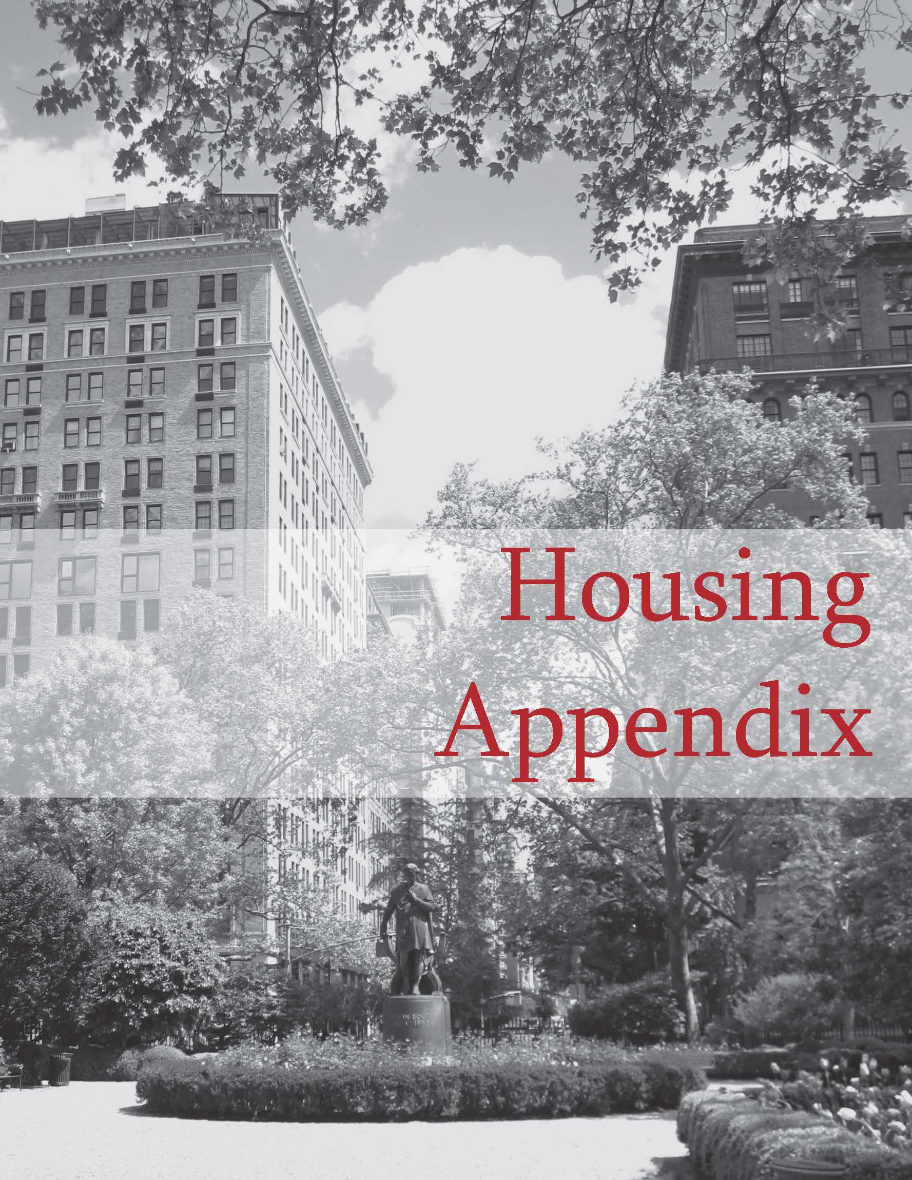 Housing appendix