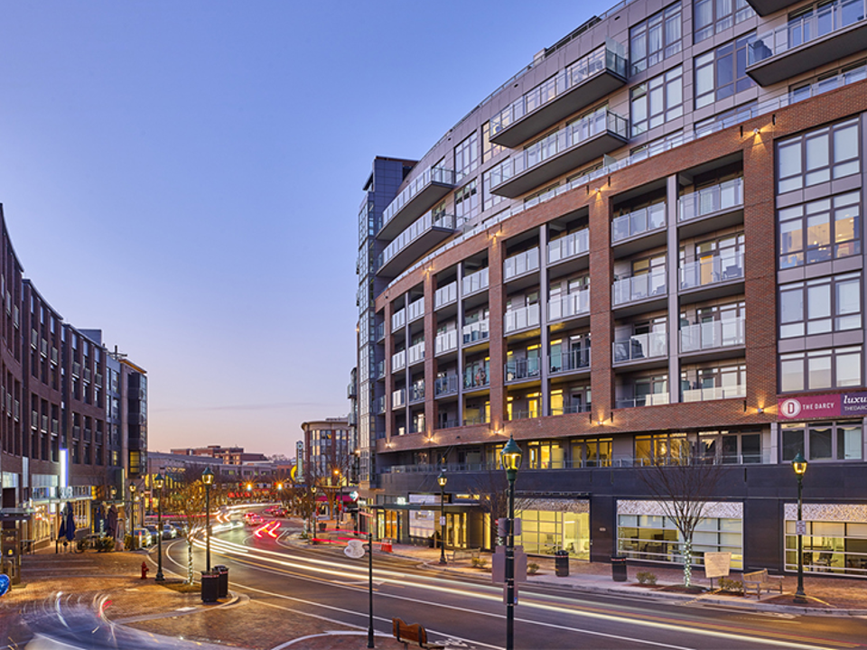 View of Woodmont Avenue near the Intersection of Bethesda Avenue in the Bethesda Row District