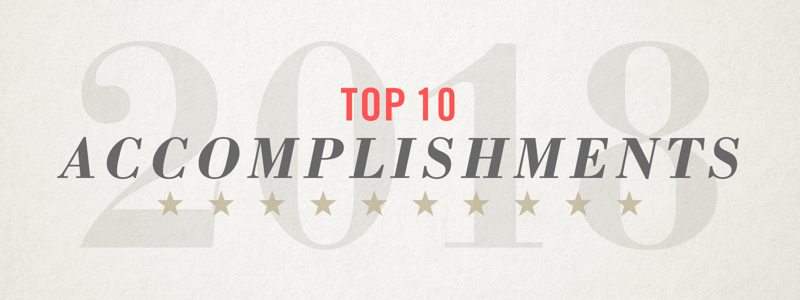 top 10 accomplishments