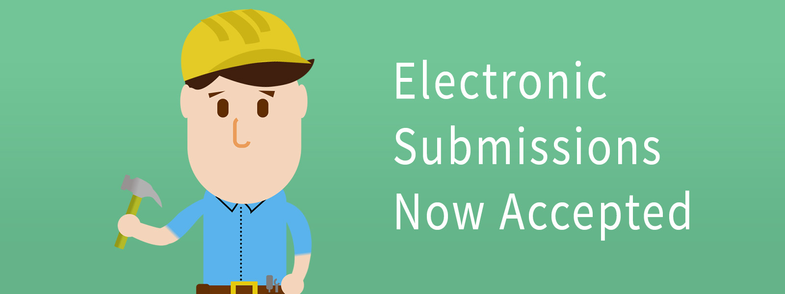 Electronic Submissions now accepted