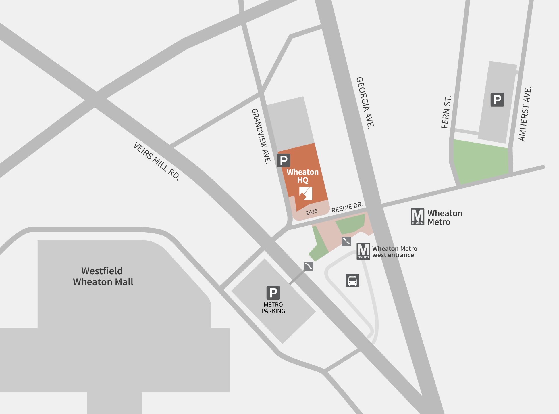 Wheaton HQ map