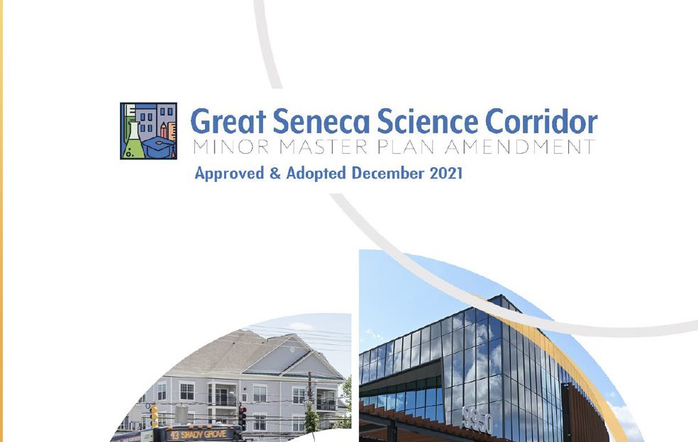 Great Seneca Science Corridor Minor Master Plan Amendment cover thumbnail