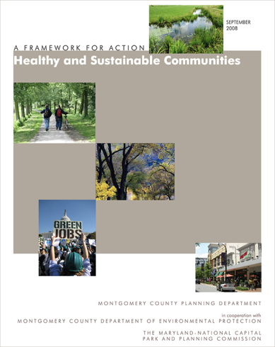 Healthy and Sustainable Communities report cover