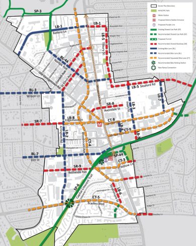 Sector Plan Bikeways Map