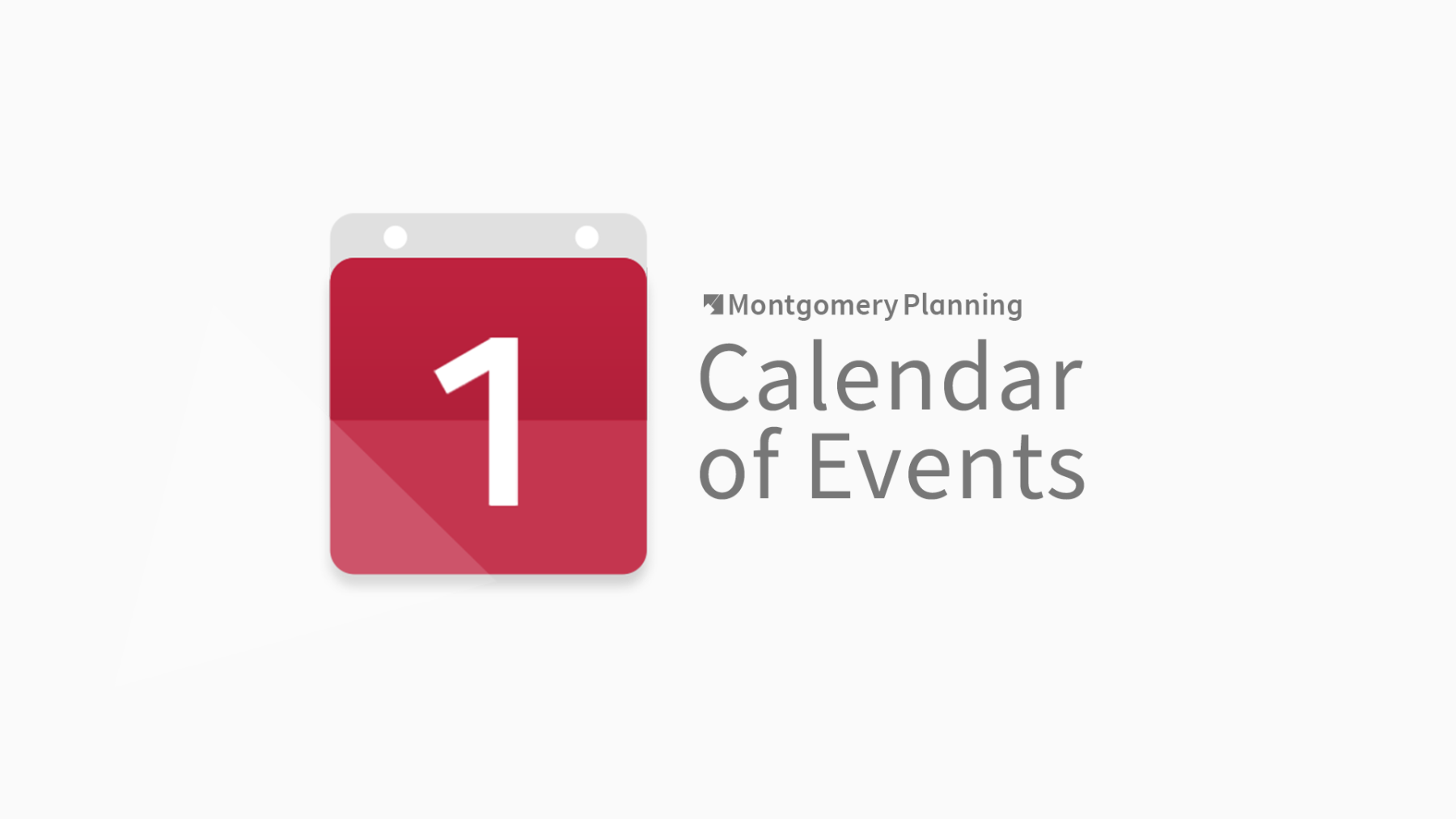 Calendar of Events banner